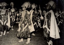 Desfile da Império Serrano de 1955. Arquivo Nacional.